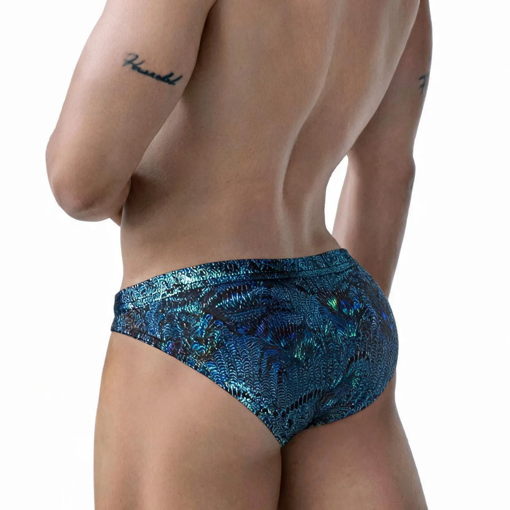MetroMaleWear (M2W) Men's Pavo Real Bikini 7103-34