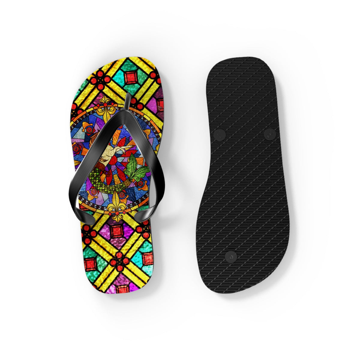 Maris Equi Men's Stained Glass Flip-Flops