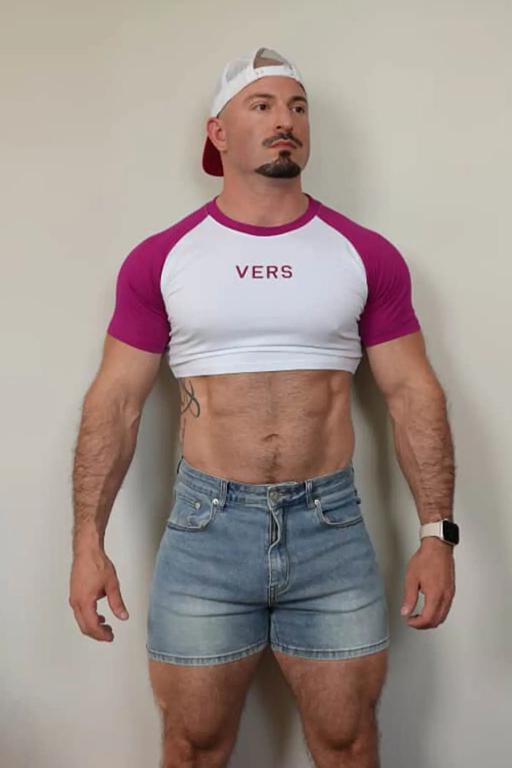 JJ Malibu Men's Muscle-Fit Crop Tee - Versatile
