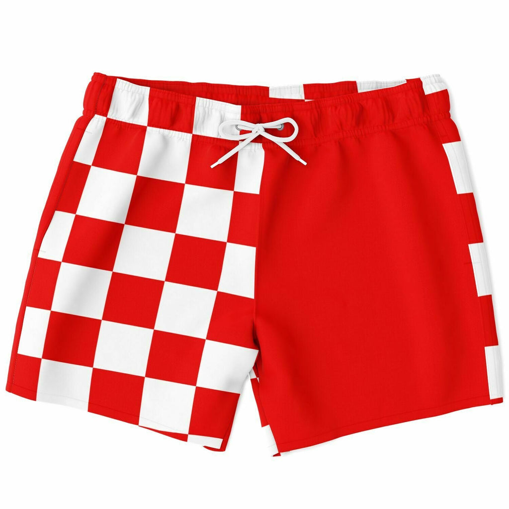 Maris Equi Signals Nautical Inspired Men's Swim Shorts - DANGER