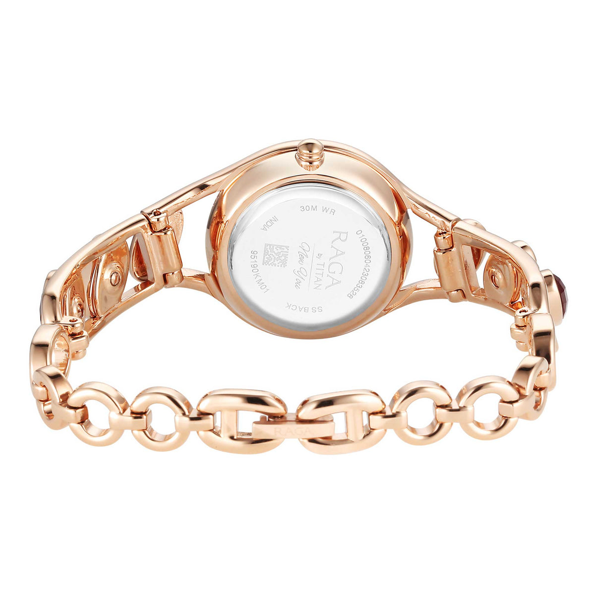 Titan Raga New You Quartz Analog Mother Of Pearl Dial Metal Strap Watch for Women