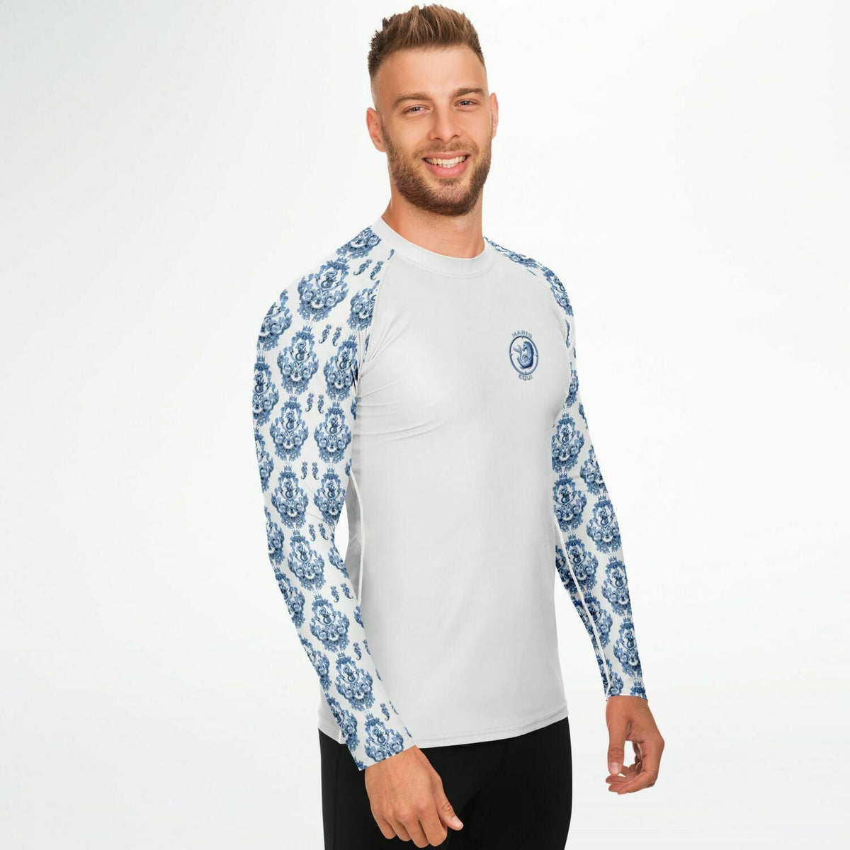 Maris Equi Men's Blue Baroque Rashguard