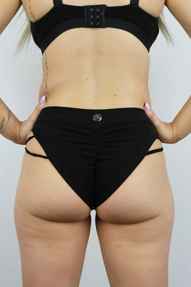 Glitteratti Booty Short Black