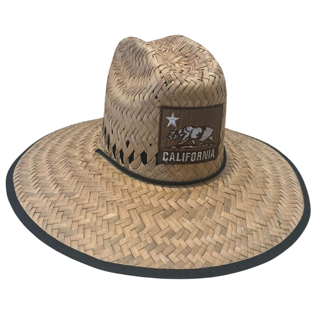 CA-RIO-CA California Patch Lifeguard Straw Hat