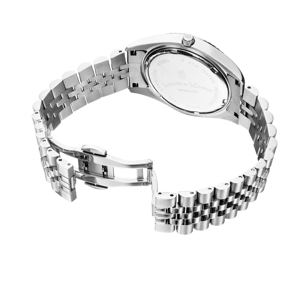 JDM Inspiration Business Date Silver Blue 5 ATM
