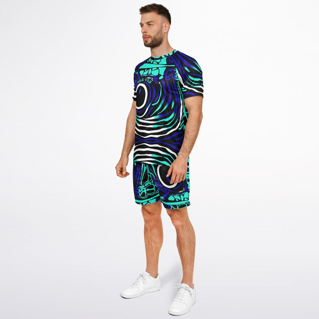 Maris Equi Angelfish Print Shorts And Top Set For Men