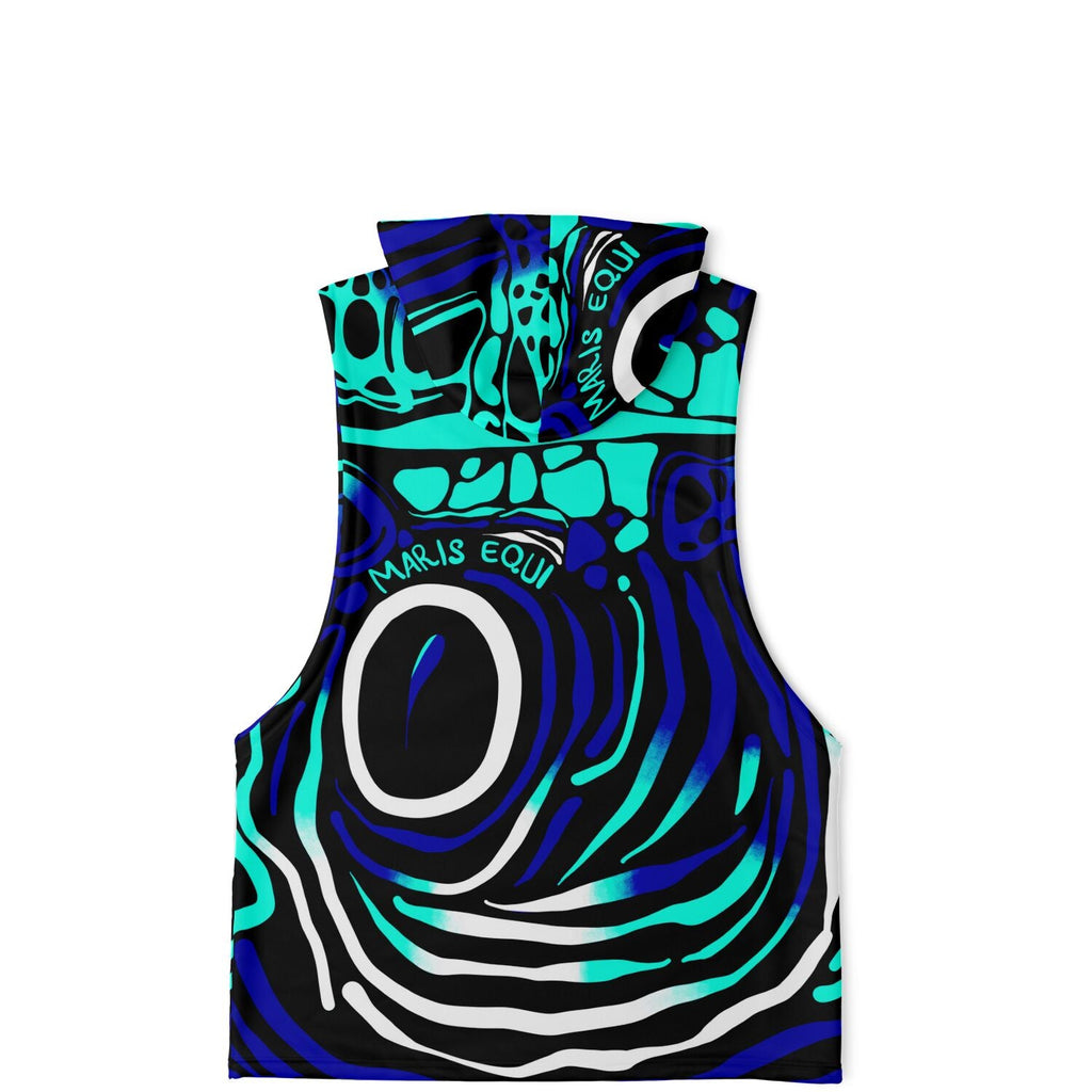 Maris Equi Angelfish Men's Drop Armhole Cotton Blend Hoodie