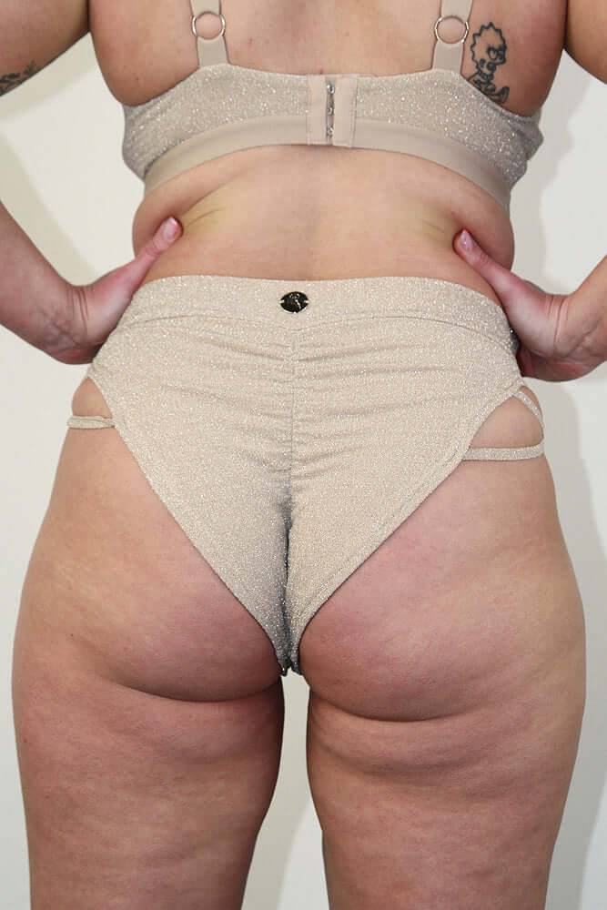 Glitteratti Booty Short Ivory