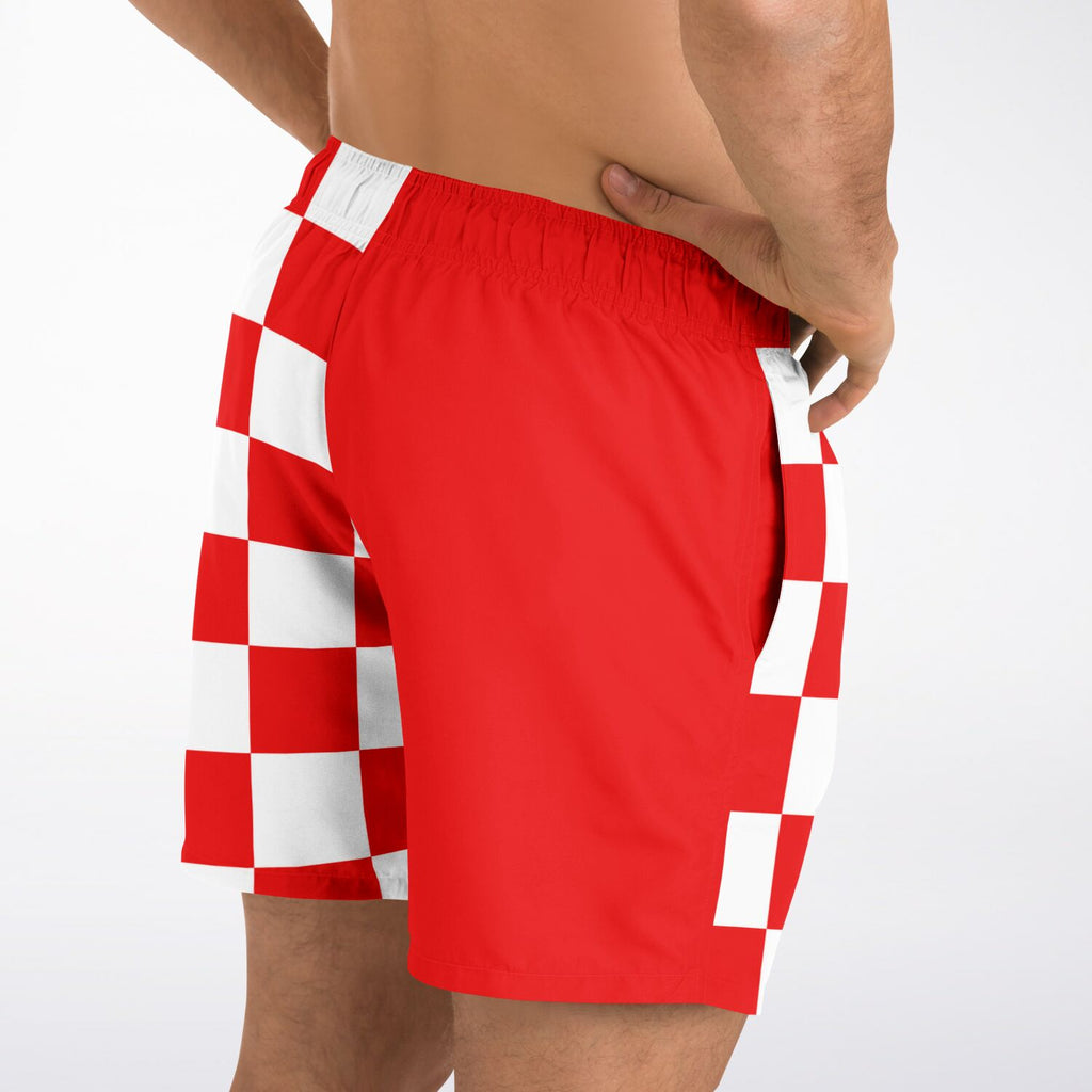 Maris Equi Signals Nautical Inspired Men's Swim Shorts - DANGER