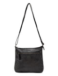 TENTERFIELD LGE LEATHER XBODY BAG- A-0007-BLACK- NEW IN