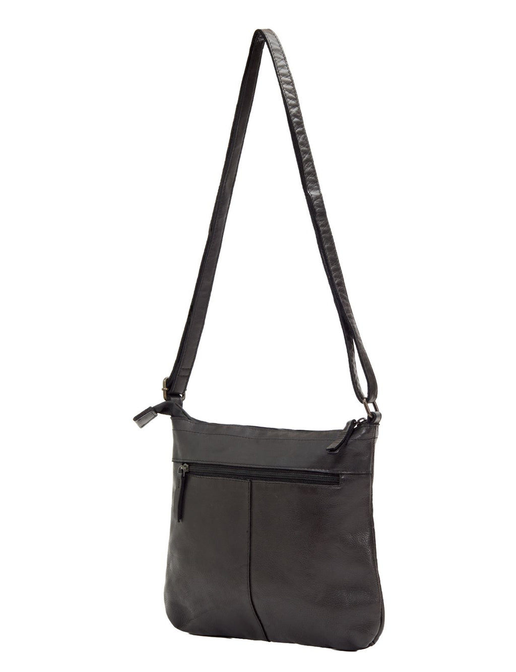 TENTERFIELD LGE LEATHER XBODY BAG- A-0007-BLACK- NEW IN