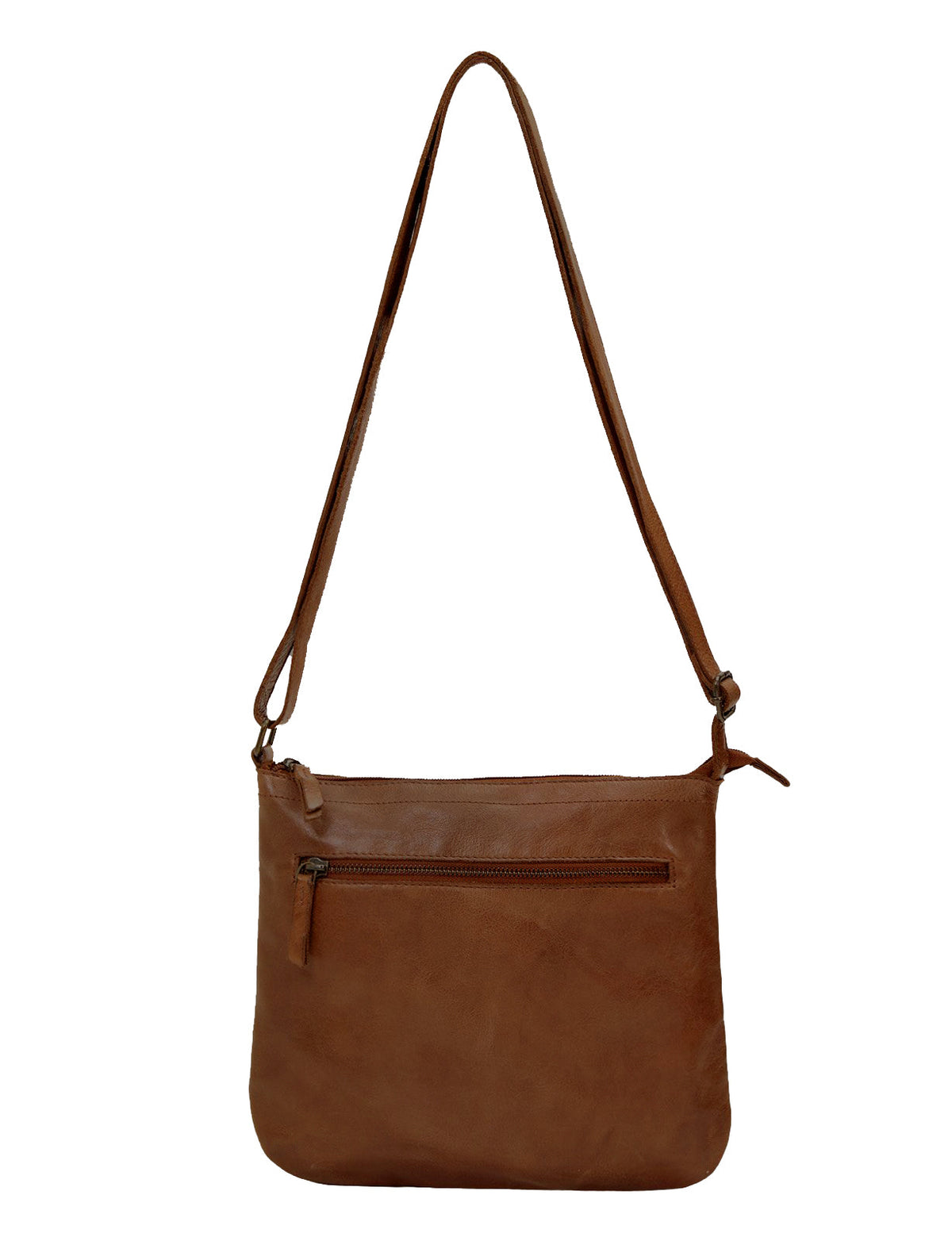 TENTERFIELD LGE LEATHER XBODY BAG- A-0007-COGNAC- NEW IN