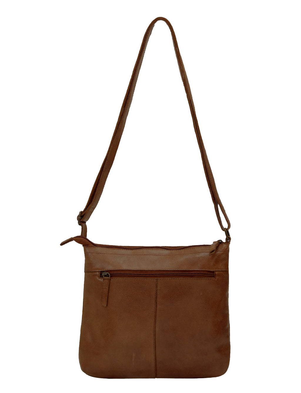TENTERFIELD LGE LEATHER XBODY BAG- A-0007-COGNAC- NEW IN
