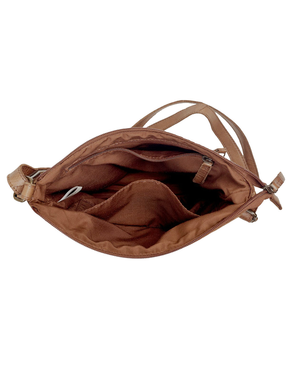 TENTERFIELD LGE LEATHER XBODY BAG- A-0007-COGNAC- NEW IN