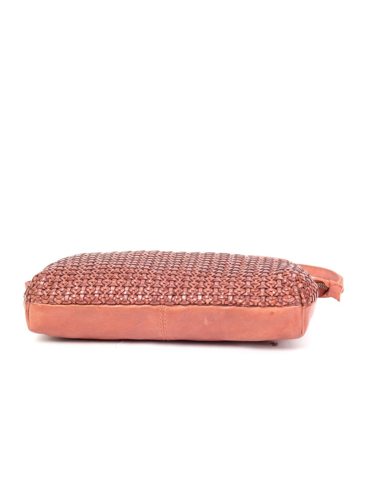 BENDIGO WOVEN DETAIL LEATHER XBODY BAG- A-0009-TAN- NEW IN