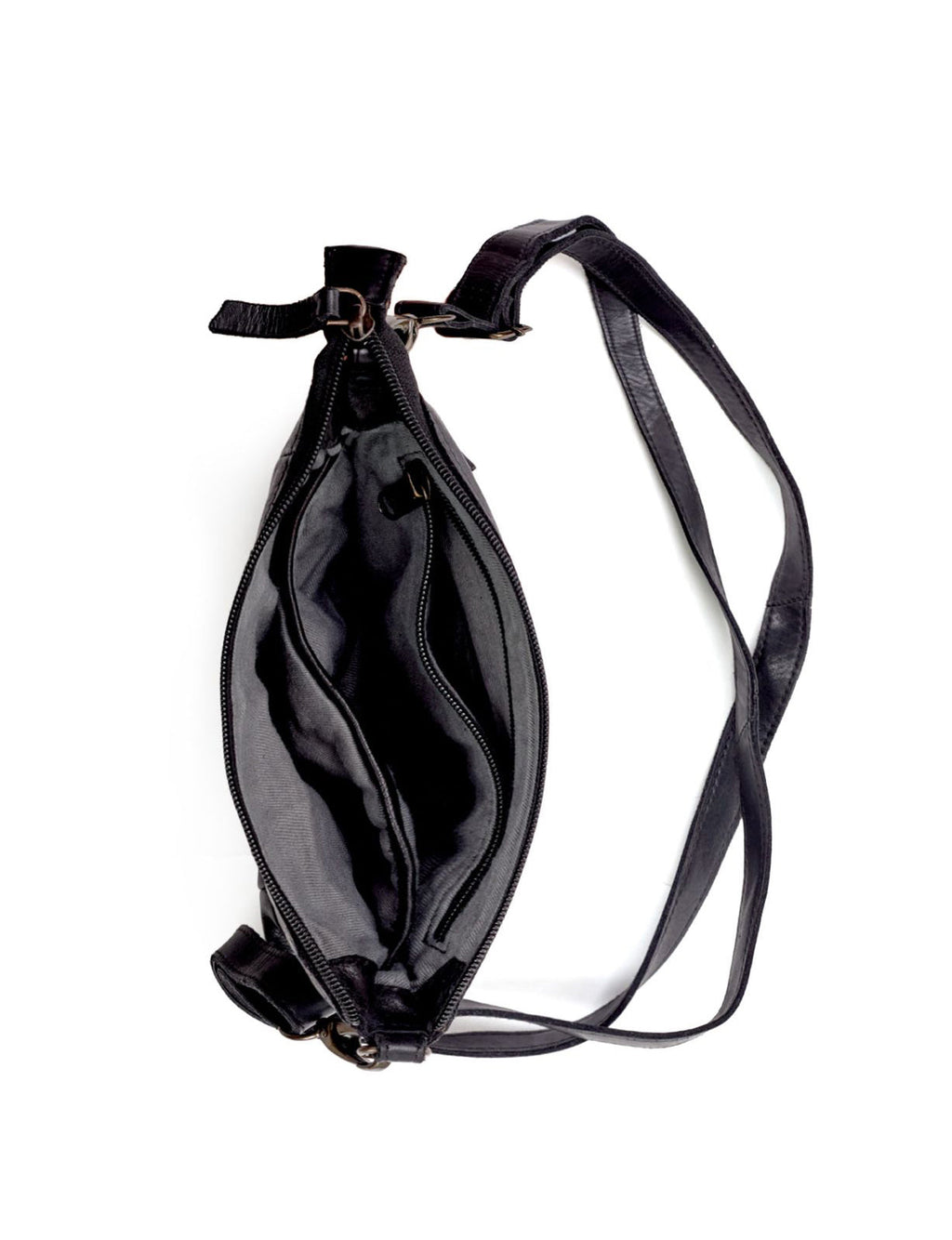 BALLARAT LEATHER XBODY BAG- A-0010-BLK- NEW IN- A-0010-BLK- NEW IN