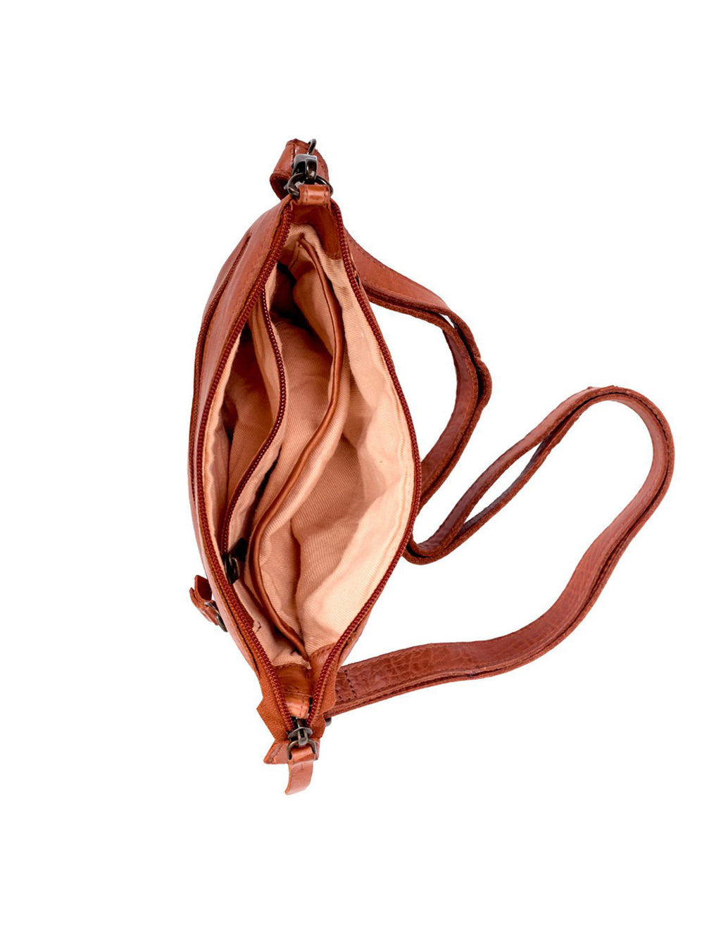 BALLARAT LEATHER XBODY BAG- A-0010-TAN- NEW IN- A-0010-TAN- NEW IN