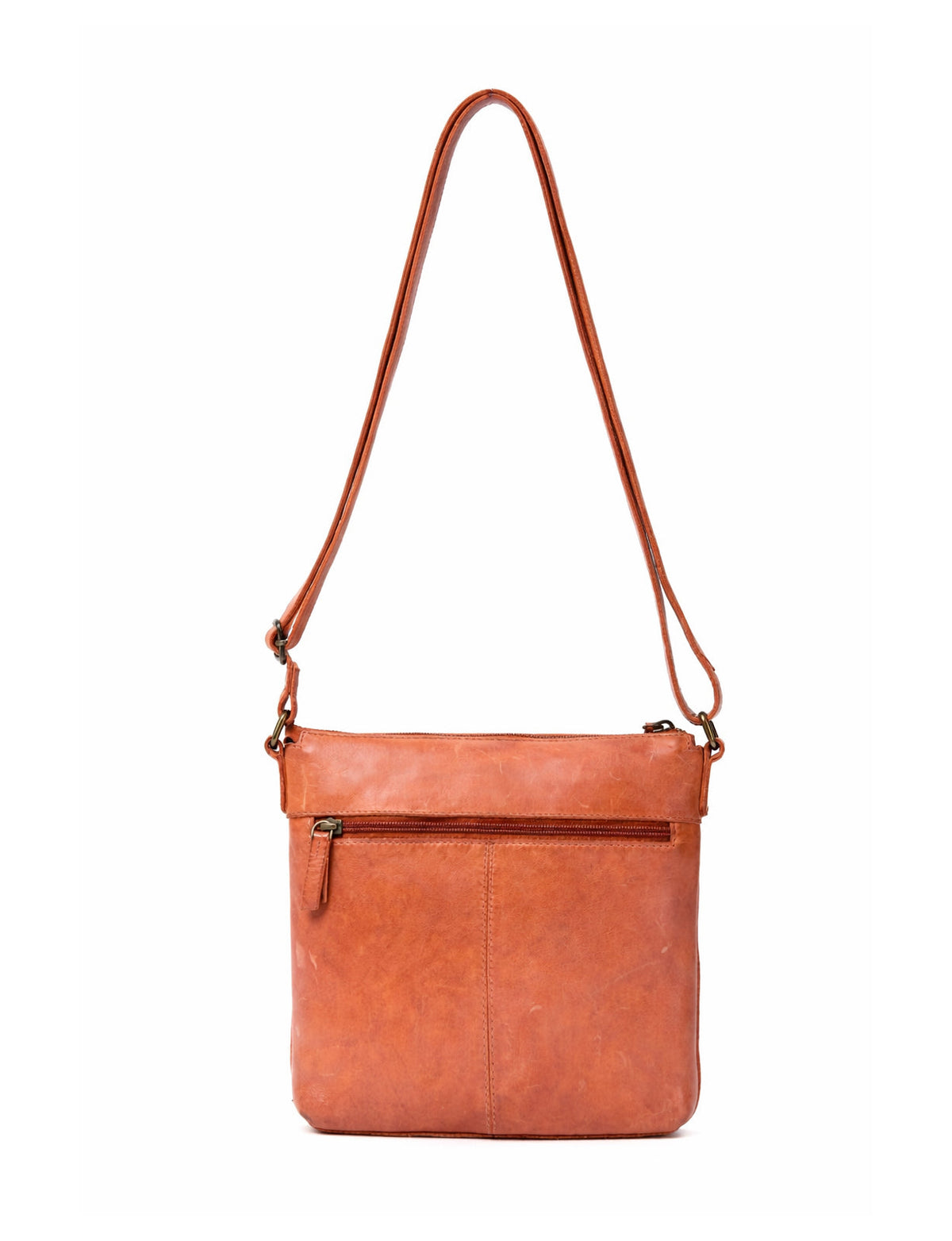 ARMIDALE WOVEN DETAIL LEATHER XBODY BAG-A-0011-TAN- NEW IN