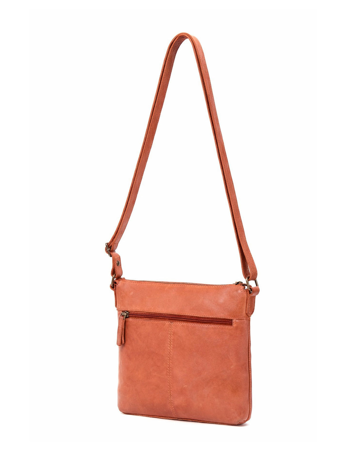 ARMIDALE WOVEN DETAIL LEATHER XBODY BAG-A-0011-TAN- NEW IN
