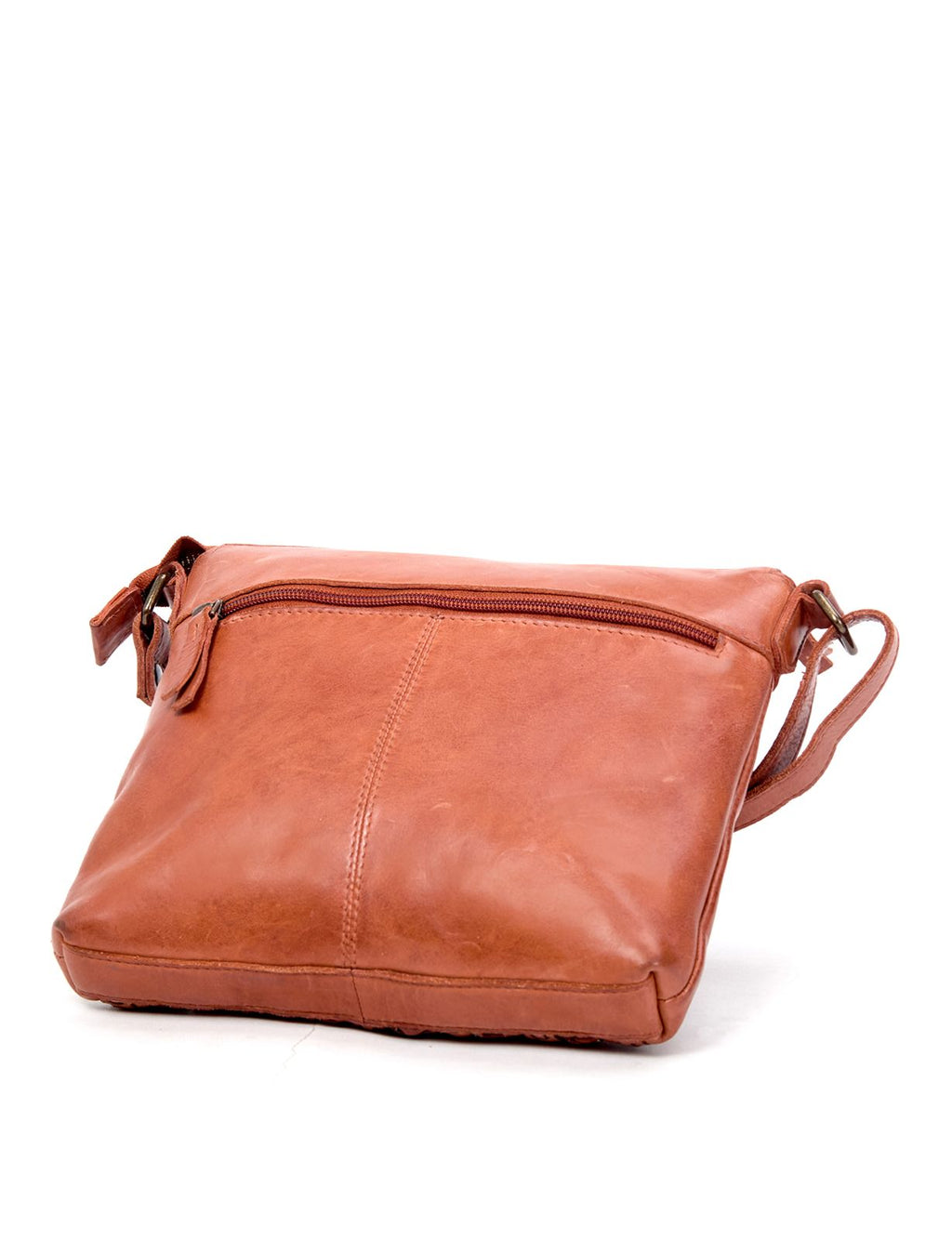 ARMIDALE WOVEN DETAIL LEATHER XBODY BAG-A-0011-TAN- NEW IN