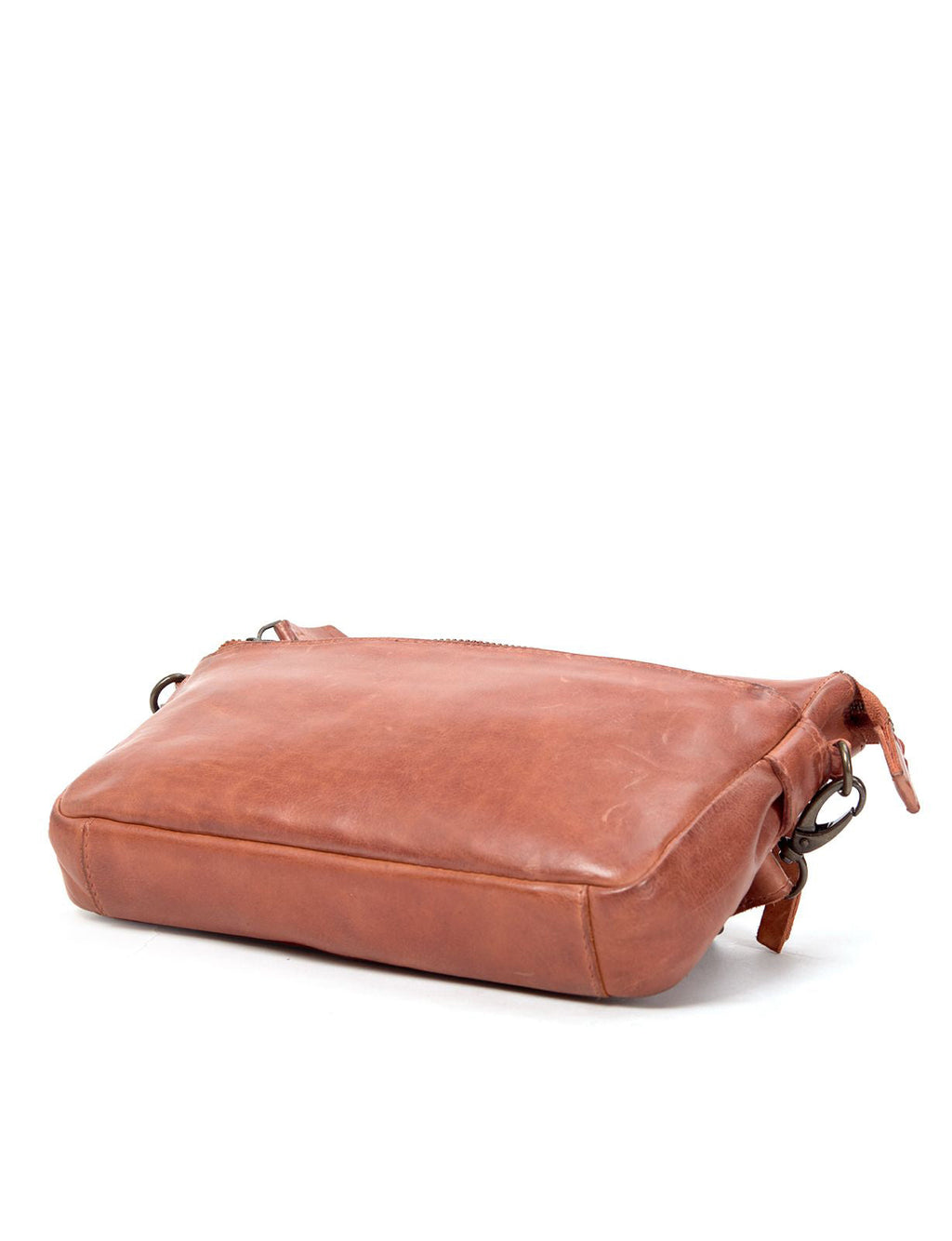 LOXTON MULTICOMPARTMENT LEATHER XBODY BAG- A-0017-TAN- NEW IN