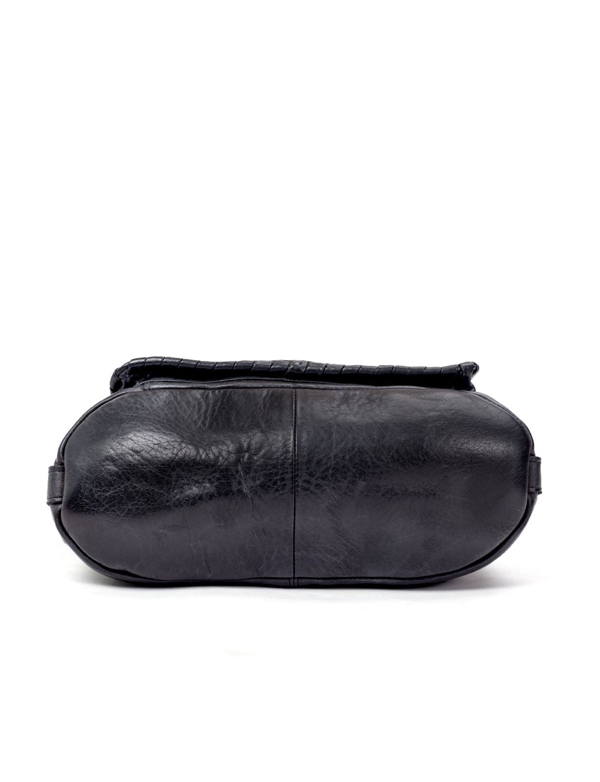 TAMBORINE MULTICOMPARTMENT LEATHER XBODY BAG- A-0020-BLK- NEW IN