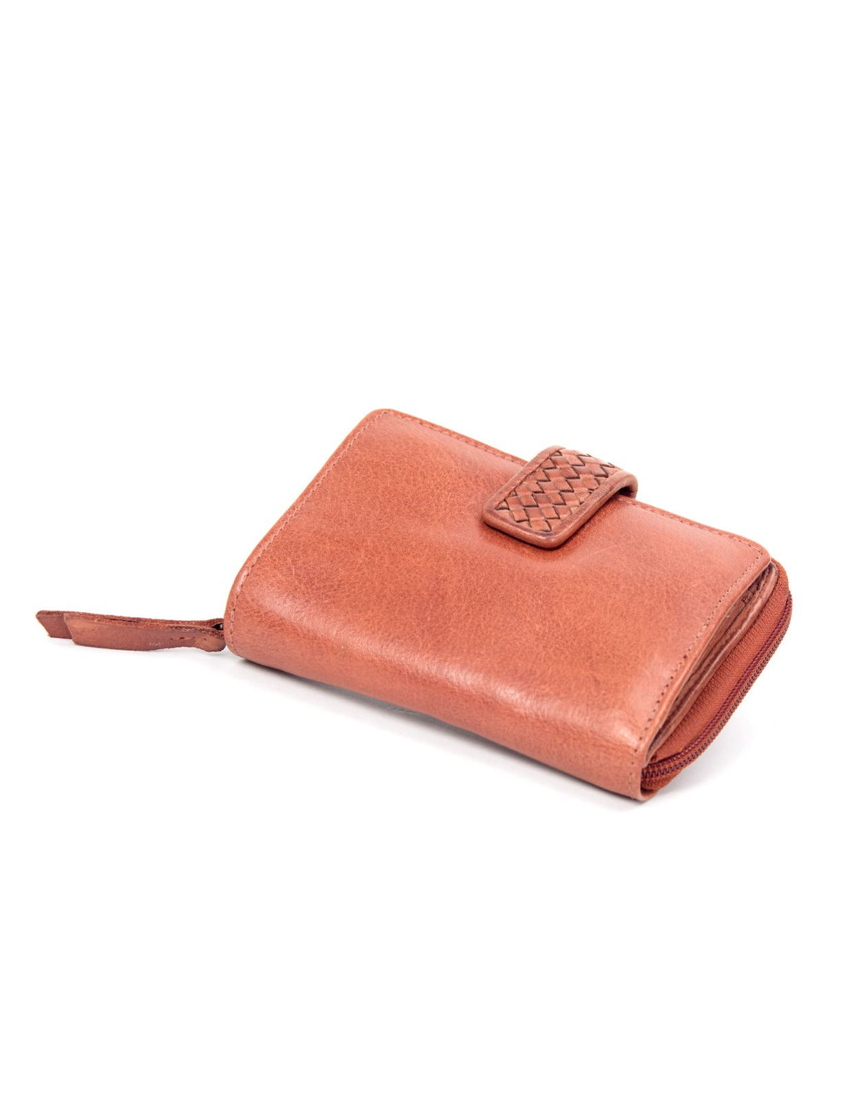 MILANG MEDIUM TAB LEATHER WALLET- A-0023-TAN- NEW IN