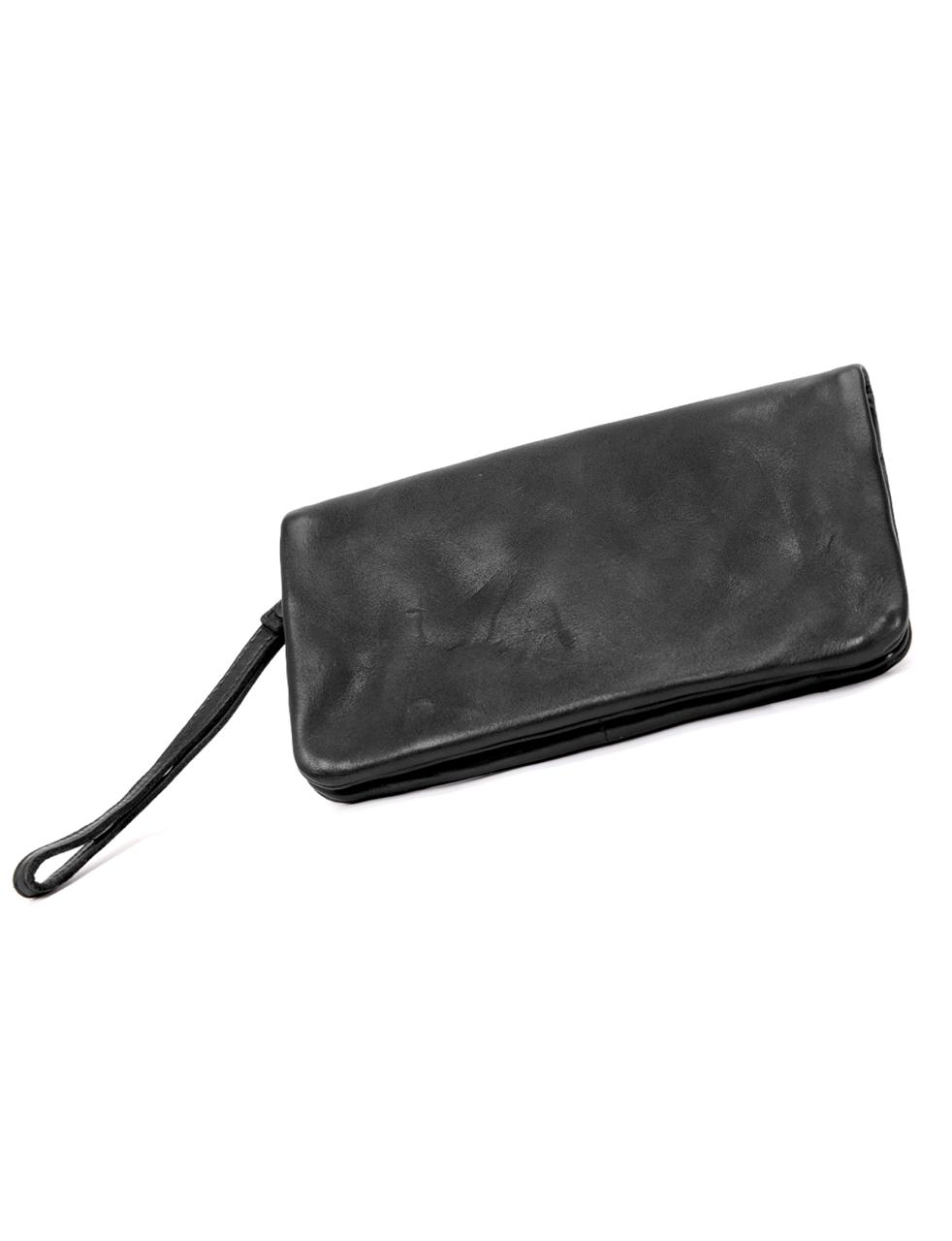 KADINA LGE LEATHER CLUTCH WALLET- A-0025-BLK- NEW IN
