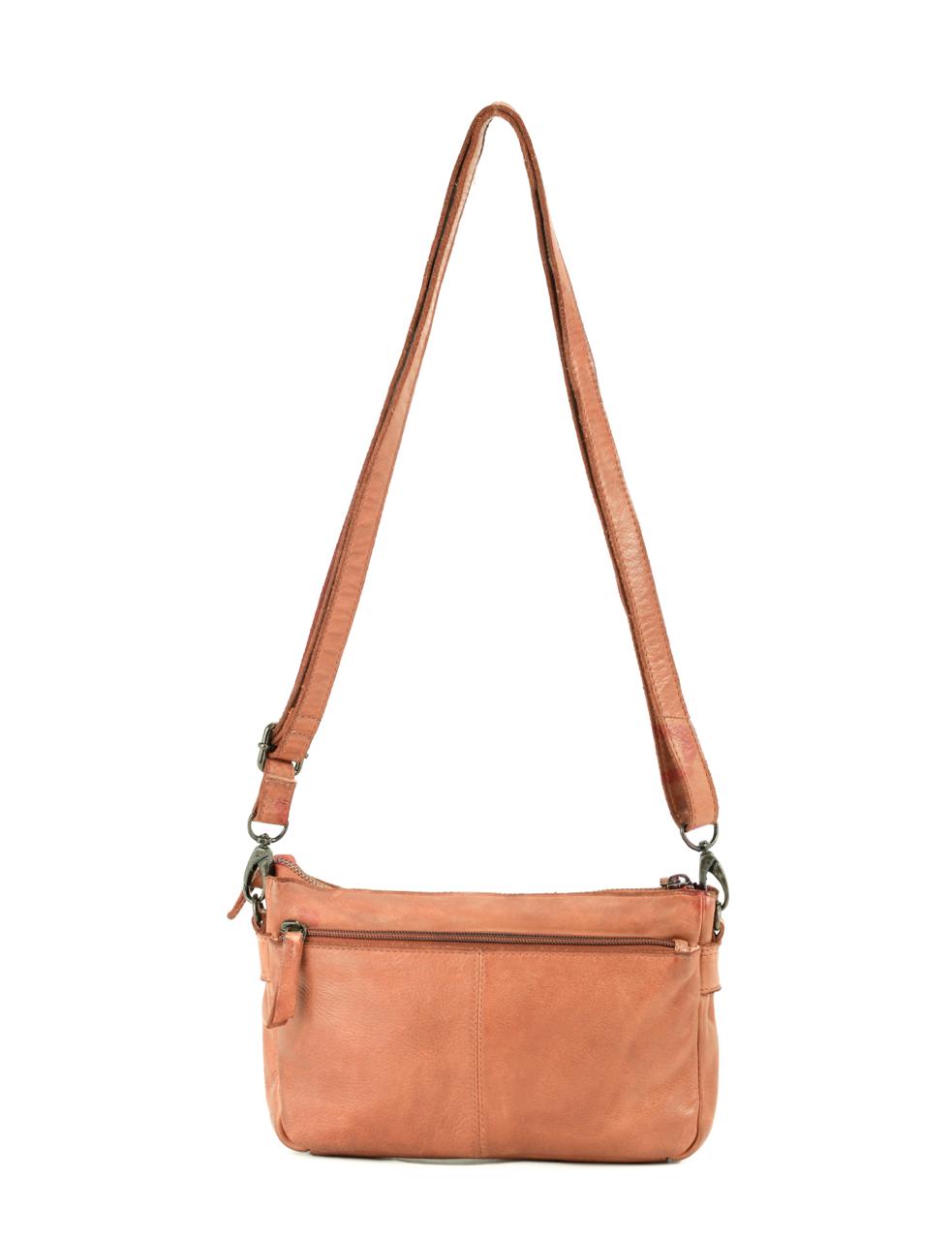 BOWRAL LASER CUT CROSS BODY STRAP W/ STUDS - Tan