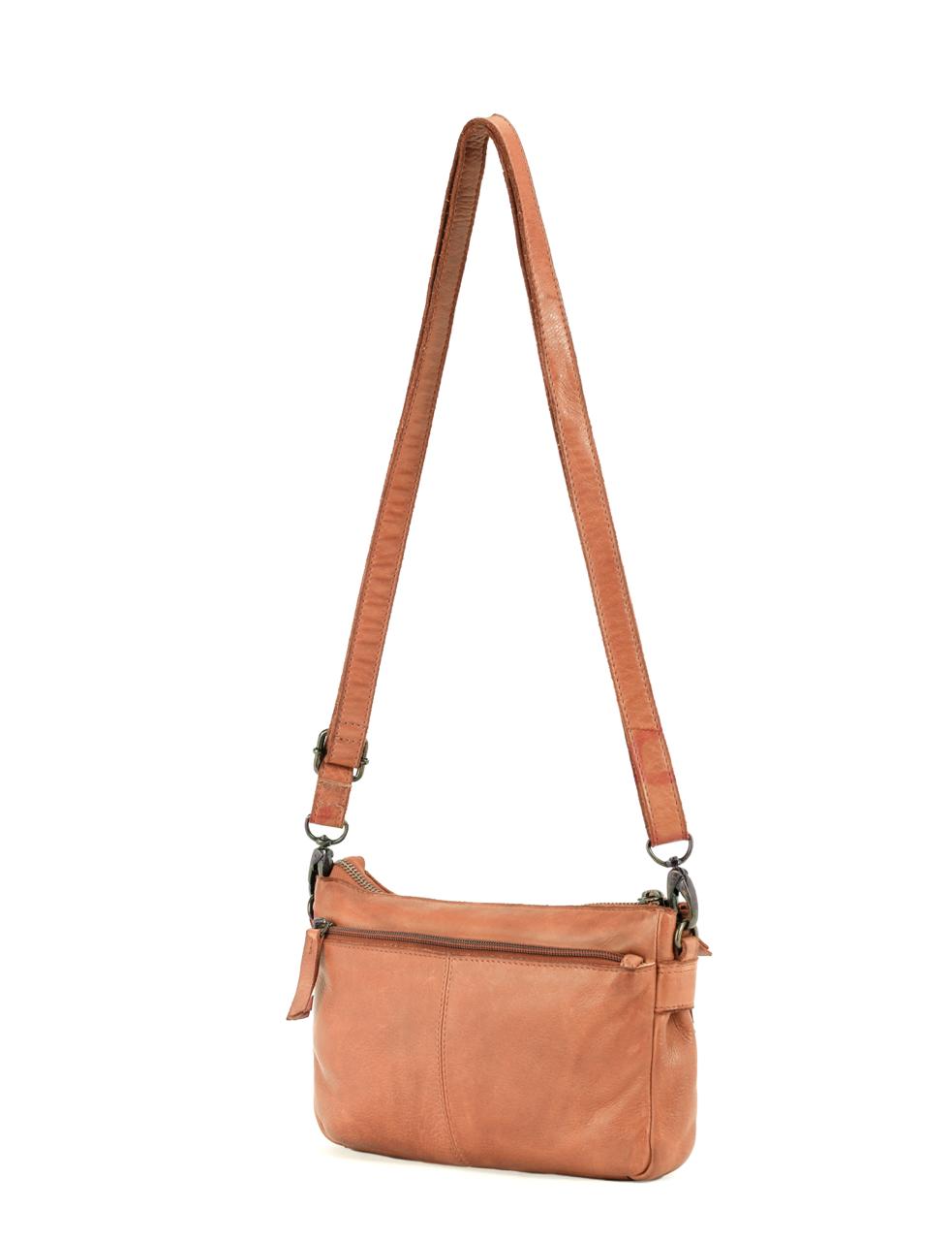 BOWRAL LASER CUT CROSS BODY STRAP W/ STUDS - Tan