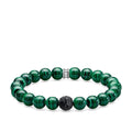 Thomas Sabo Bracelet "Black Cat Green" Malachite