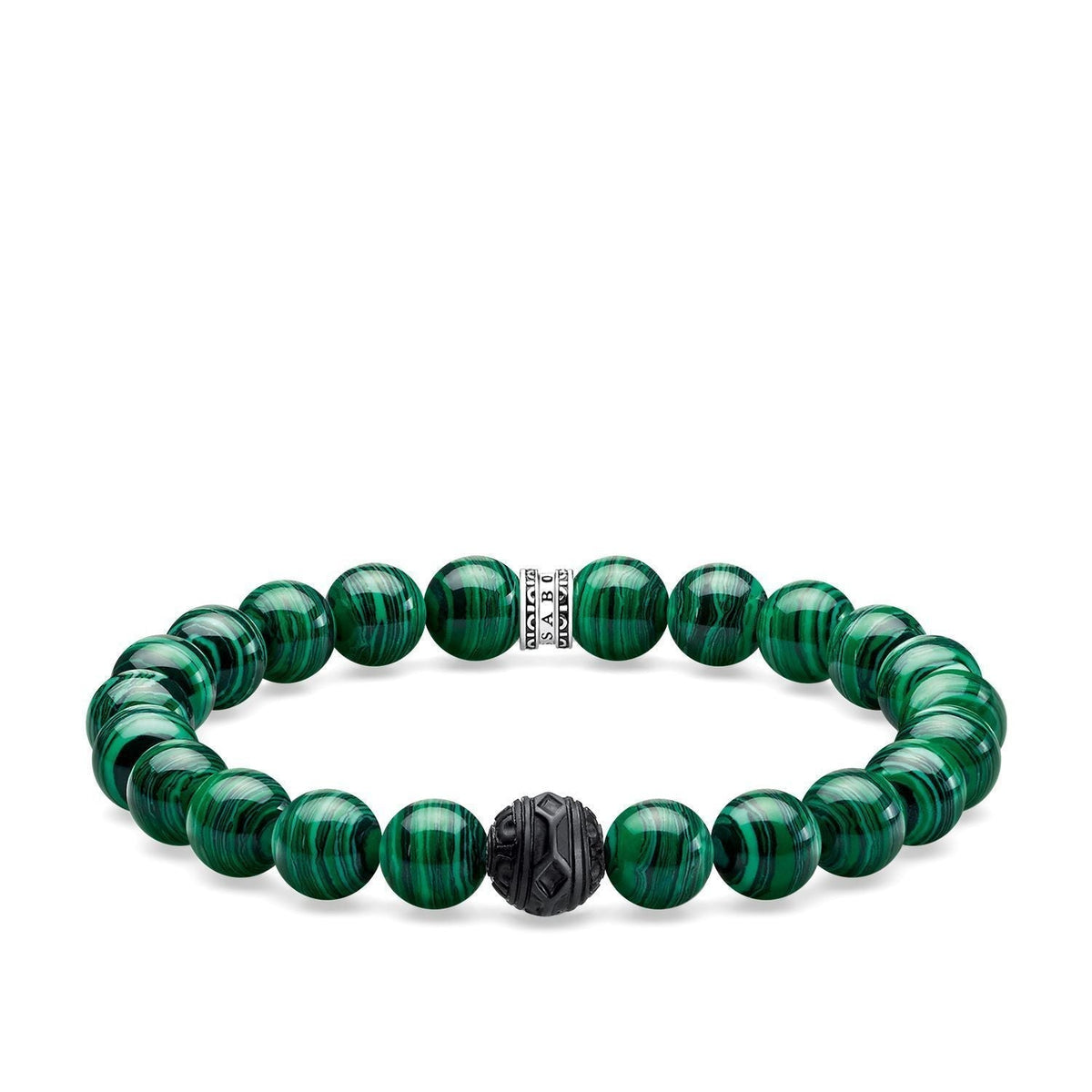 Thomas Sabo Bracelet "Black Cat Green" Malachite