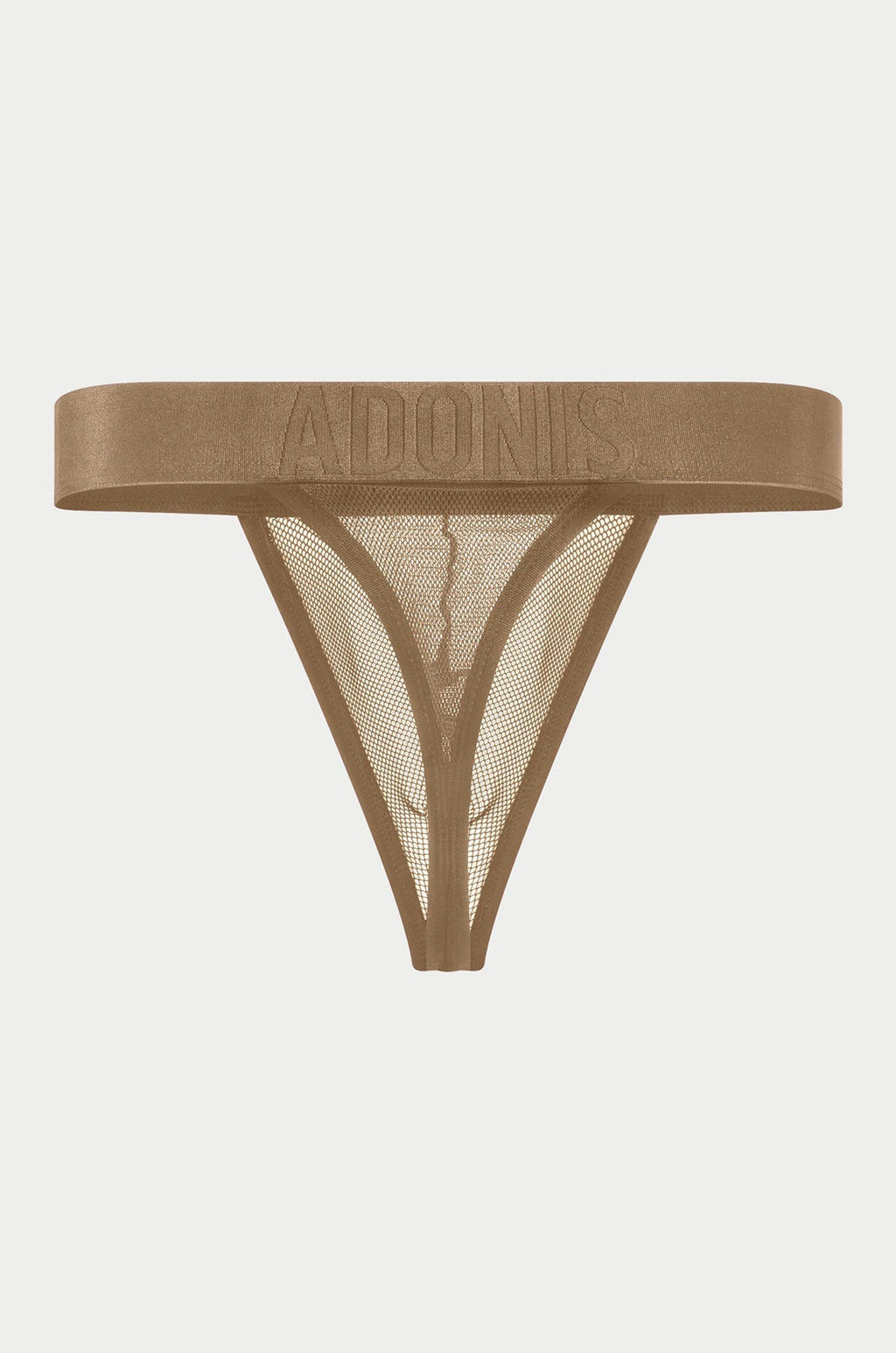 Adonis by Kyhry Men's Luxe Mesh Nude Tan Thong