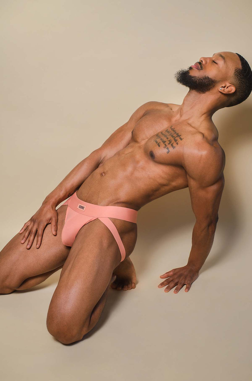 Adonis by Kyhry Men's Peach Cream Jockstrap