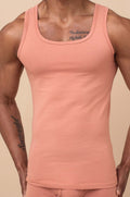 Adonis by Kyhry Men's Peach Cream Tank