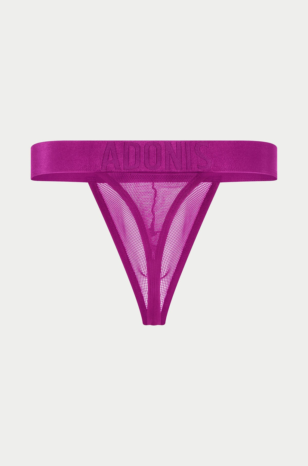 Adonis by Kyhry Men's Luxe Mesh Purple Persuasion Thong