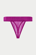 Adonis by Kyhry Men's Luxe Mesh Purple Persuasion Thong