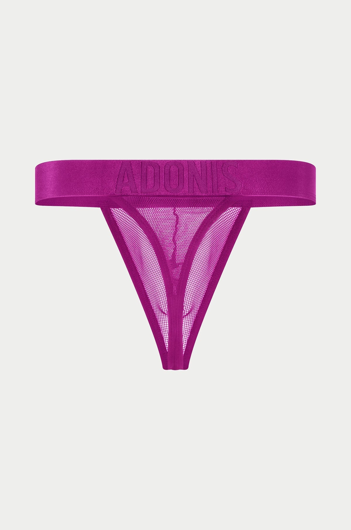 Adonis by Kyhry Men's Luxe Mesh Purple Persuasion Thong