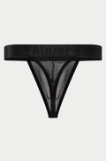 Adonis by Kyhry Men's Luxe Mesh Black Thong