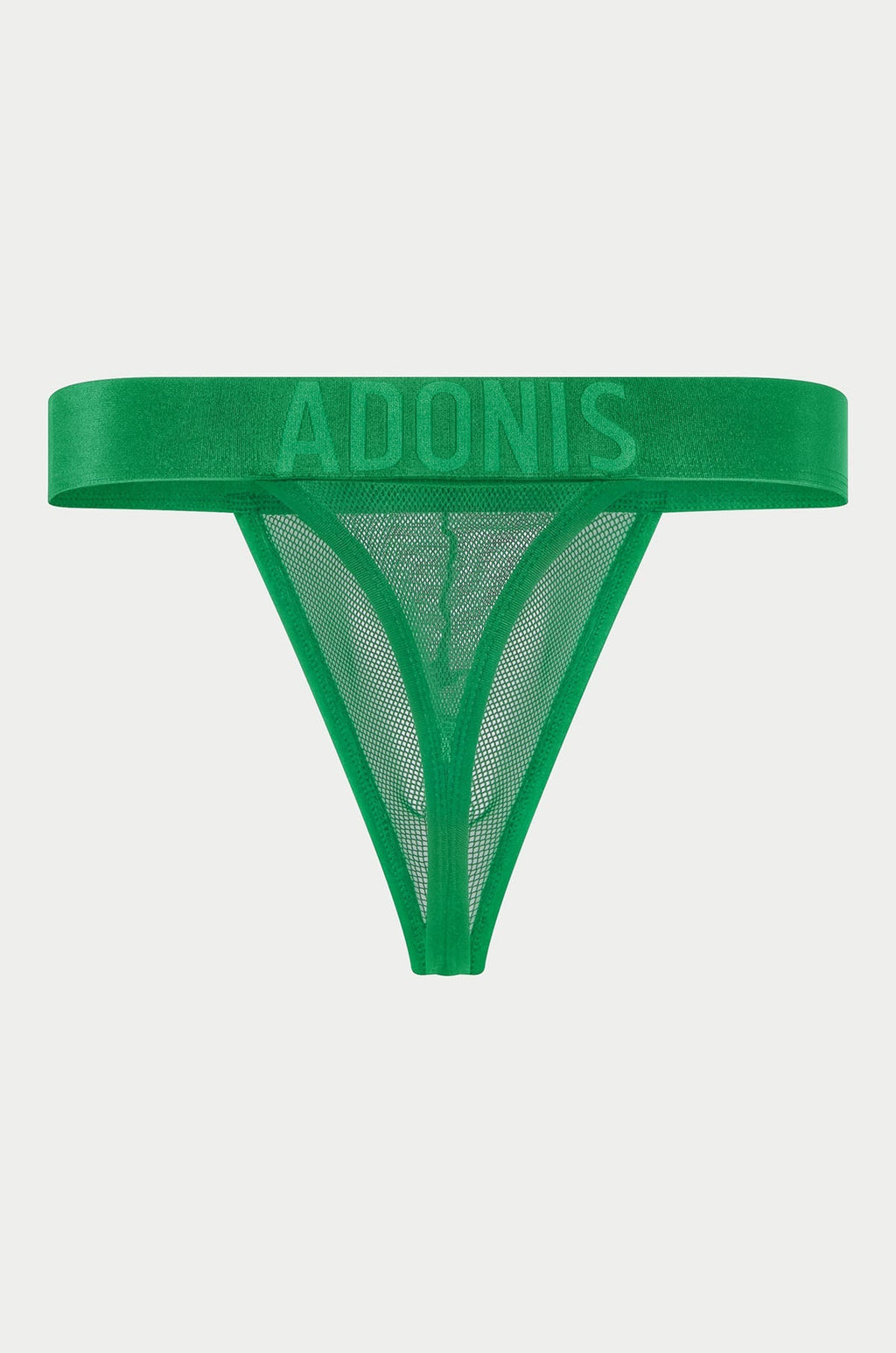Adonis by Kyhry Men's Luxe Mesh Green Thong