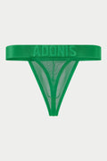 Adonis by Kyhry Men's Luxe Mesh Green Thong