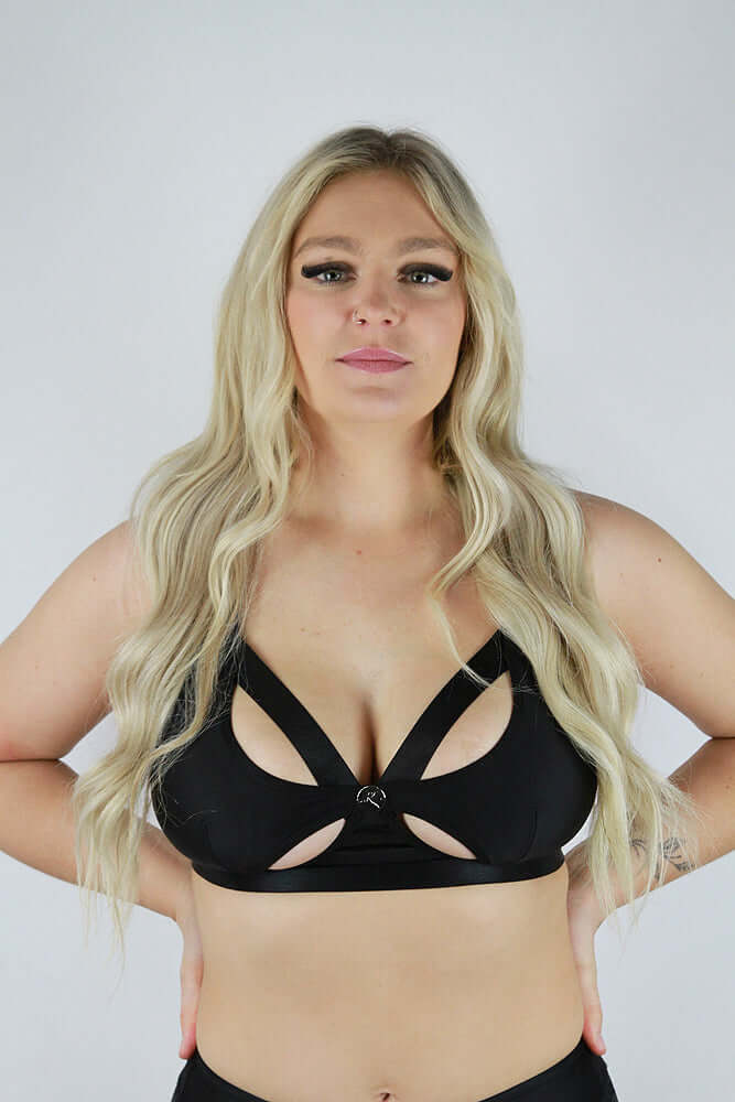 Alexis Butterfly Bralette BLACK