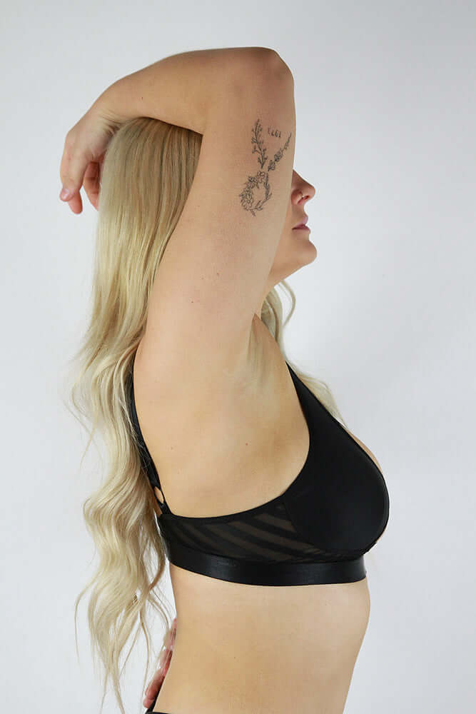 Alexis Butterfly Bralette BLACK