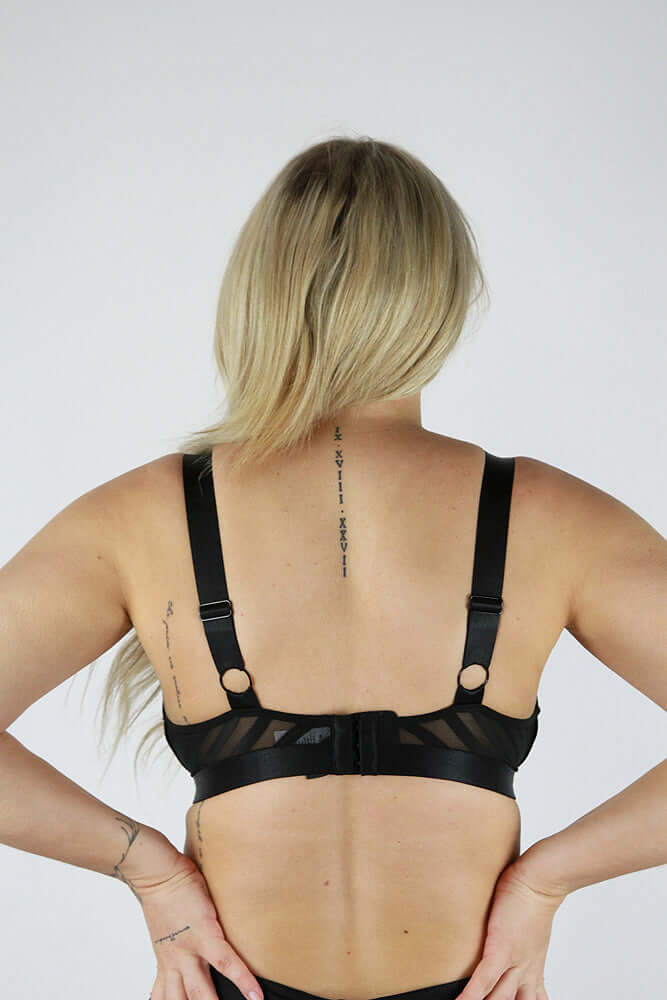 Alexis Butterfly Bralette BLACK
