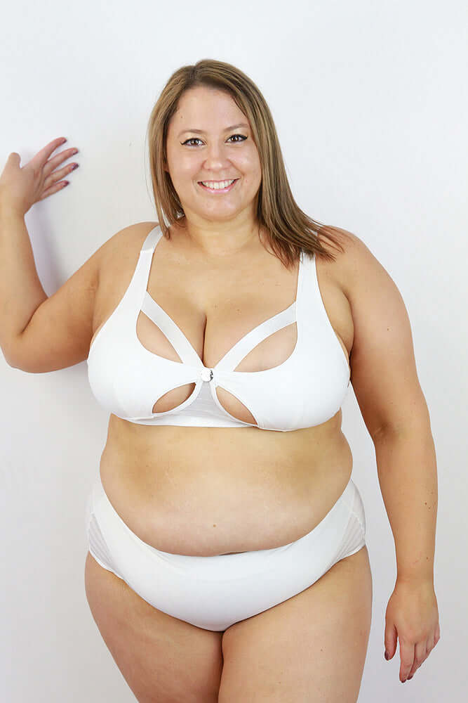 Alexis Butterfly Bralette WHITE