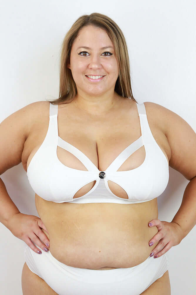 Alexis Butterfly Bralette WHITE