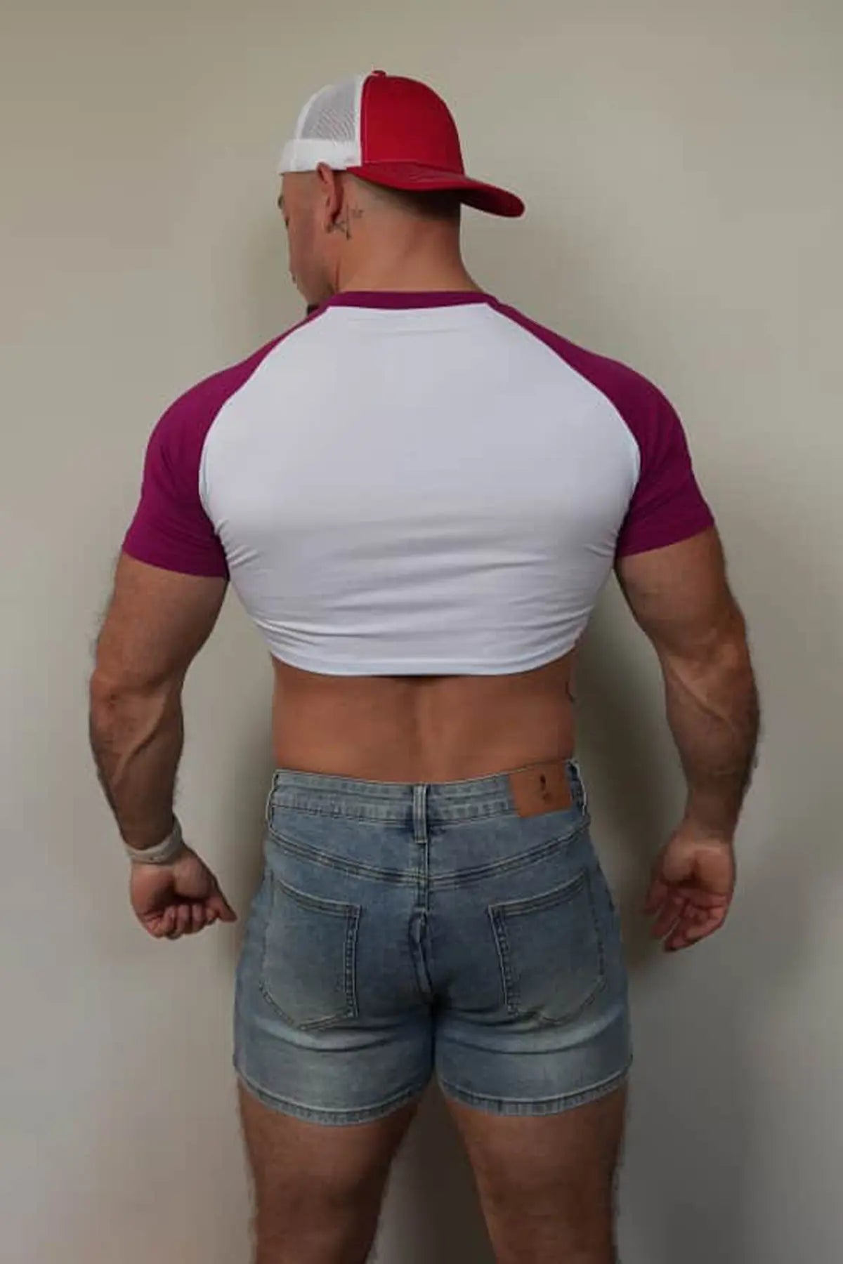 JJ Malibu Men's Muscle-Fit Crop Tee - Versatile