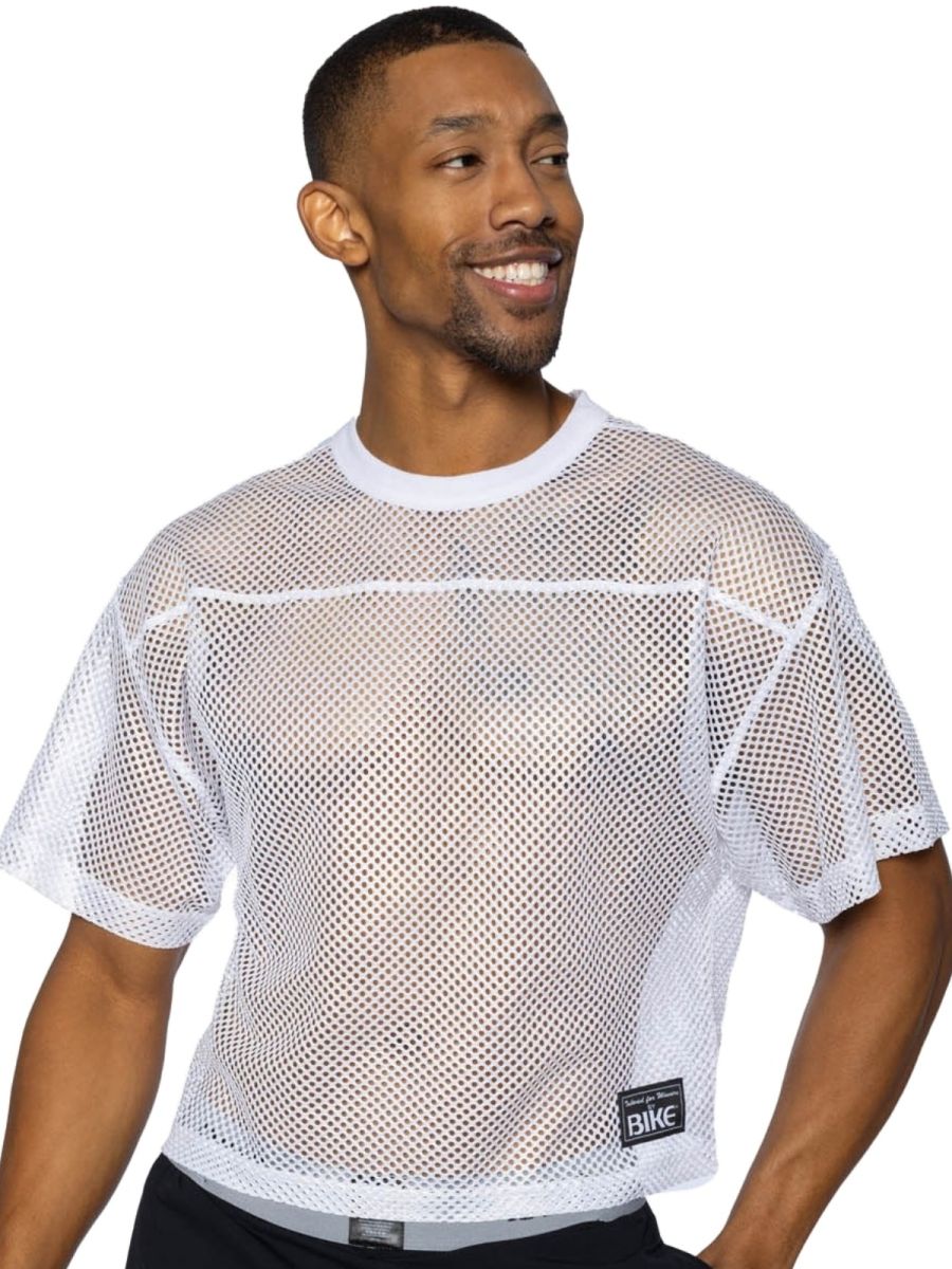 BIKE Athletic BAM134 Short Sleeve Practice Jersey Color Color White