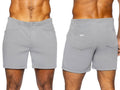 BIKE Athletic BAM207 Coaches Short 5 inch Inseam Color Color Gray