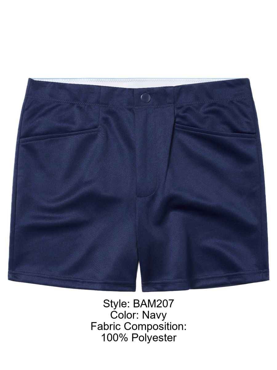 BIKE Athletic BAM207 Coaches Short 5 inch Inseam Color Color Navy